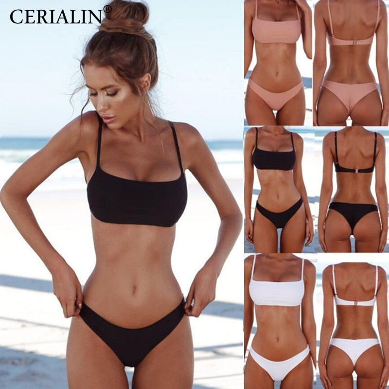 Two-Piece Swimwear Biquini Plus Size - Walmel