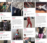 Mid Waist Purple Mermaid Leggings-Women&