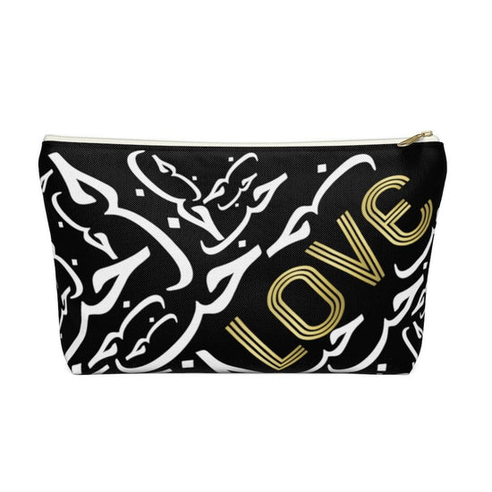 Black LOVE Accessory Pouch