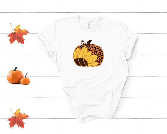 Fall Sunflower Pumpkin Tee
