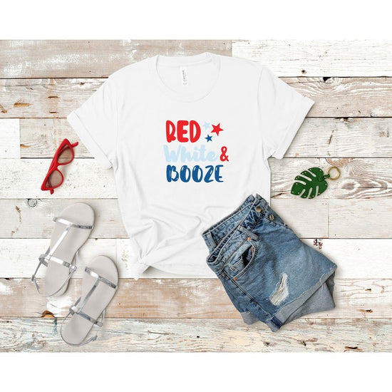 Red White & Booze Tee