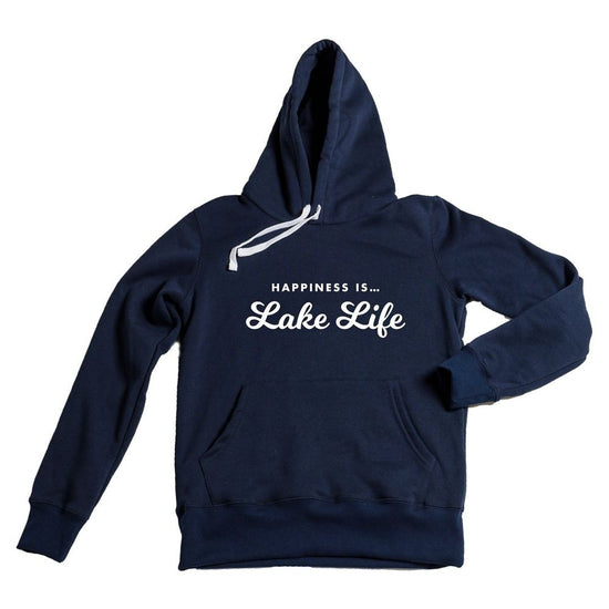 Unisex Lake Life Hoodie, Navy