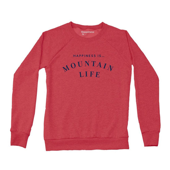 Moletom feminino Mountain Life Crew, pimenta malagueta
