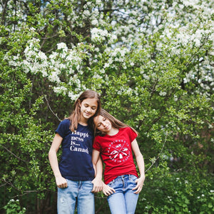 Jugend Mädchen Happi T-Shirt, Navy