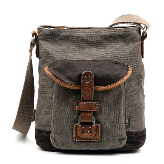 Tapa Two-Tone Canvas Crossbody