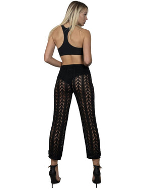 Kimridge Crochet Pant - Black