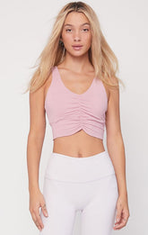 Irene Shirring Cloudlux Crop Bra - Walmel