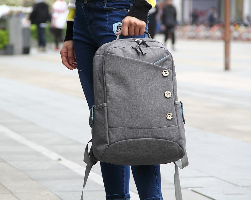 Women's Waterproof Business Stylish Backpack Red - Walmel