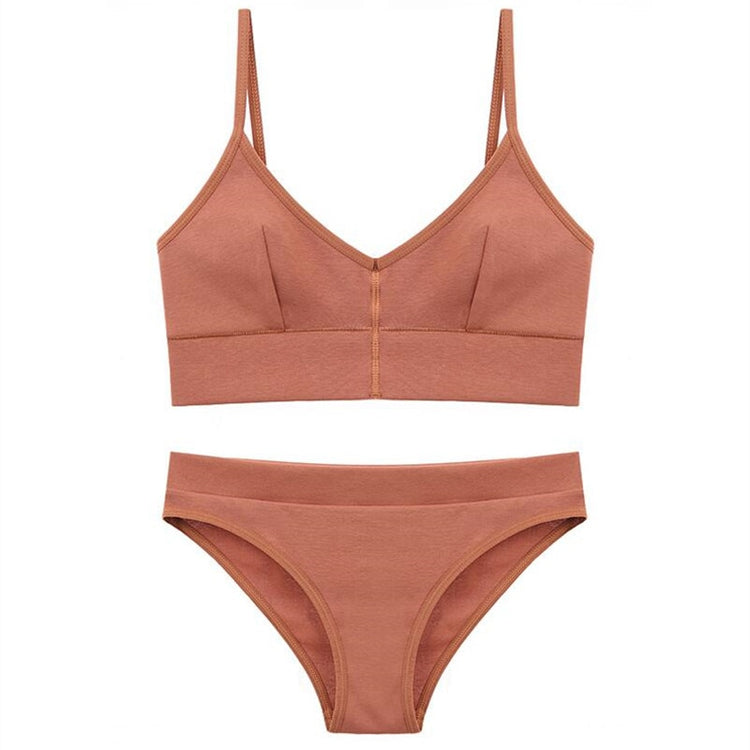 Fashion Cotton Lingerie Wireless Bras - Walmel