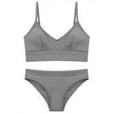 Fashion Cotton Lingerie Wireless Bras - Walmel