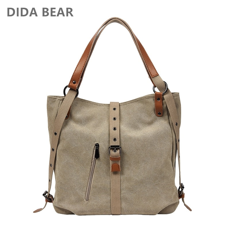DIDABEAR Brand Canvas Tote Bag: carry the world in an elegant way - Walmel