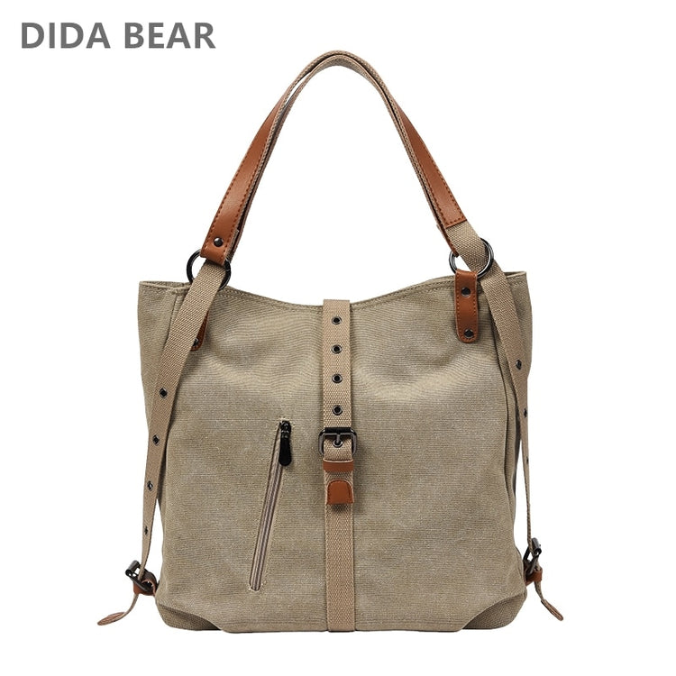 DIDABEAR Brand Canvas Tote Bag: carry the world in an elegant way - Walmel