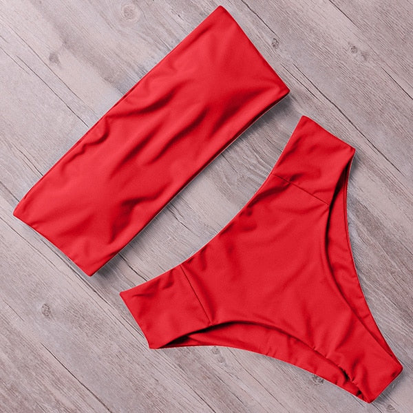 High Waist Bikini Set - Walmel