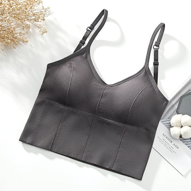 U-shaped Back Bra Lingerie Sports Top - Walmel