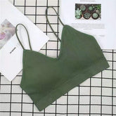 Female Streetwear Sleeveless Sports Bra - Walmel