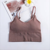 Female Streetwear Sleeveless Sports Bra - Walmel