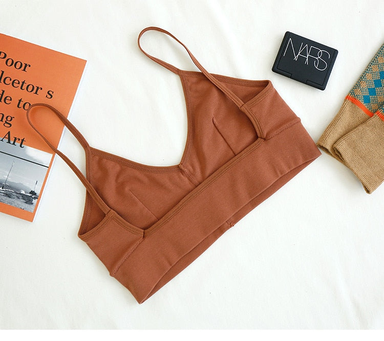 Fashion Cotton Lingerie Wireless Bras - Walmel