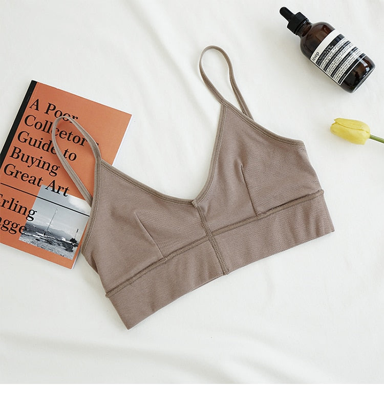 Fashion Cotton Lingerie Wireless Bras - Walmel