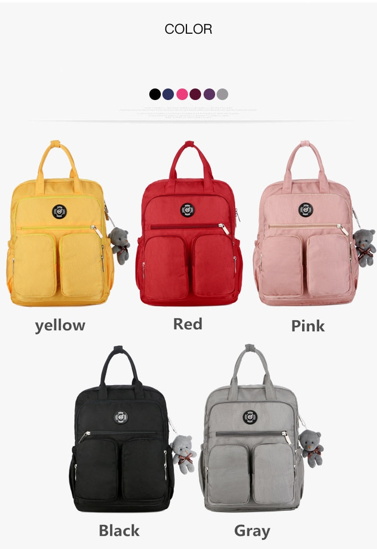 Fashion Woman Backpack Waterproof - Walmel