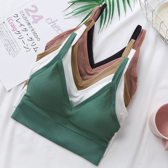 Sleeveless Camis Seamless Sports Lingerie Bra