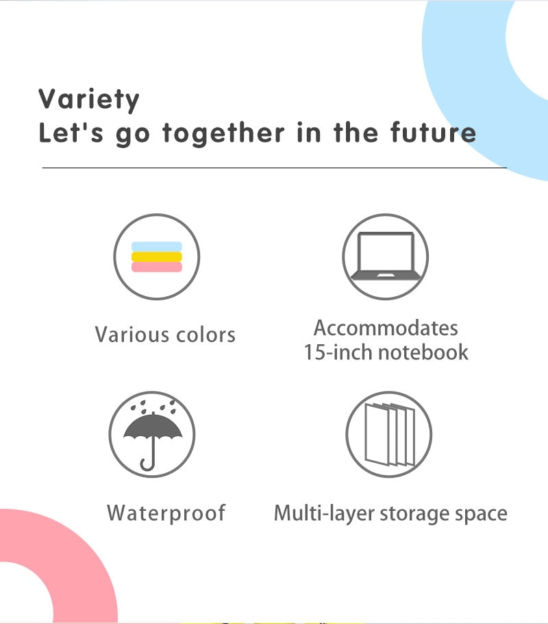 Girls/Students school backpack - Walmel