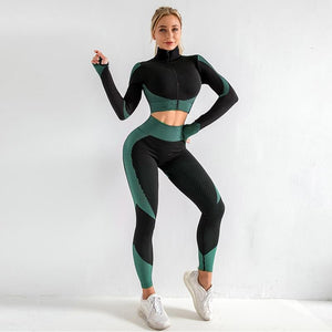 NEW Women 3 Piece Yoga Workout Suits