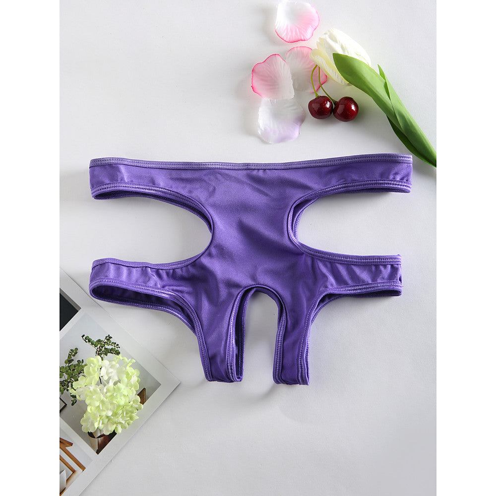 Women's Plus Size Ultra Panties Solid Colored Green Blue Pink - Walmel